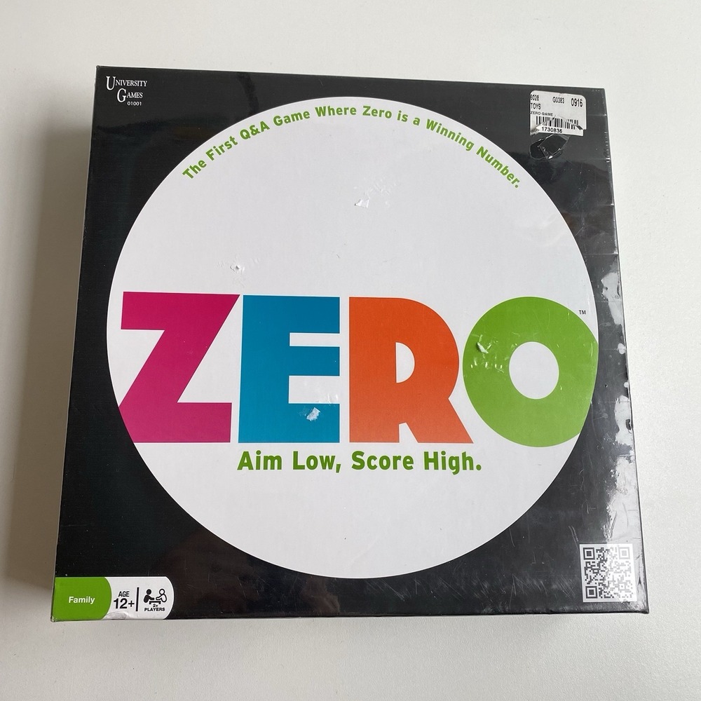 Zero Board Game New In Plastic University Games 2011 Trivia Questions Family‎